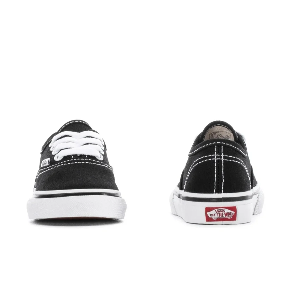 Vans Kids Black and White Shoes